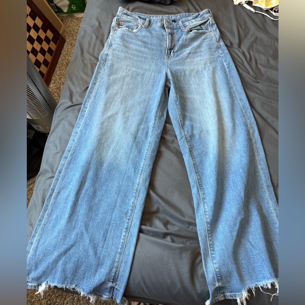American Eagle Outfitters Light Blue Flare Jeans